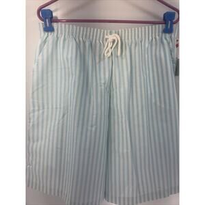 Vintage Cricket Lane Shorts Womens‎ 18 Blue Modest Pockets Pull On NWT